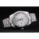Rolex Swiss DayDate Stainless Steel Ribbed Bezel Silver Dial 41995