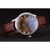 Omega Swiss DeVille Stainless Steel Bezel Brown Leather Strap 7619