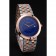Swiss Piaget Traditional Blue Dial Gold Case Two Tones Stainless Steel Strap