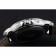 Patek Philippe Perpetual Calendar Retrograde Date Black Dial Engraved Silver Case Black Leather Bracelet 1454146