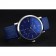 Piaget Altiplano Silver Case Blue Dial Blue Leather Bracelet 622630
