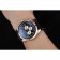 Breitling Transocean Black Dial Black Leather Strap Rose Gold Bezel 98203