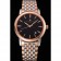 Vacheron Constantin Patrimony Black Dial Rose Gold Case Two Tone Bracelet 62293