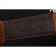 Patek Philippe Grand Complications Day Date Tourbillon Black Dial Numerals Stainless Steel Case Brown Suede Leather Strap 1453816