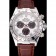 Rolex Daytona Stainless Steel Case White Dial Brown Leather Strap