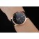 Swiss Vacheron Constantin Patrimony Black Dial Rose Gold Case Black Leather Bracelet 1454168
