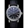 Patek Philippe Geneve Grand Complications Black Dial Stainless Steel Bezel Black Leather Band 622153