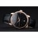 Patek Philippe Swiss Calatrava Ribbed Bezel Black Dial Black Leather Strap 7651