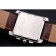 Cartier Tank MC Brown Dial Stainless Steel Case Brown Leather Bracelet 622692