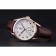 Tag Heuer Carerra Calibre 6 White Dial Red Numbers Brown Leather Band 622161