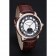 Cartier Ronde Louis White Dial Brown Leather Strap 621976