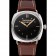 Panerai Radiomir Vintage SLC PAM425 Black Dial Stainless Steel Case Brown Leather Strap