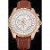 Breitling Bentley Motors Speed Gold Case White Dial Brown Leather Bracelet 622233