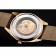 Omega Tresor Master Co-Axial White Dial Gold Case Brown Leather Strap