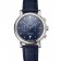 Omega Seamaster Vintage Chronograph Blue Dial Stainless Steel Case Blue Leather Strap