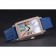 Franck Muller Long Island Classic White Dial Diamonds Case Blue Leather Band 622376