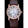 Swiss Cartier Ronde Solo Gold Case White Dial Roman Numerals 622201