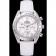 Omega Speedmaster Chronograph White Dial White Leather Bracelet 622452