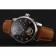 Patek Philippe Grand Complications Day Date Tourbillon Black Dial Rose Gold Numerals Stainless Steel Case Brown Suede Leather Strap 1453815