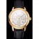 Swiss Vacheron Constantin Traditionnelle Power Reserve White Dial Gold Case Black Leather Strap