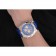 Breitling Chronomat Blue Dial Rose Gold Bezel And Subdials Stainless Steel Case Blue Leather Strap