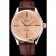 Rolex Cellini Gold Dial And Bezel Stainless Steel Case Brown Leather Strap 622840