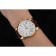 Montblanc Chronograph White Dial Brown Leather Bracelet Gold Case 1454113