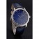 Patek Philippe Calatrava Blue Guilloche Dial Stainless Steel Case Blue Leather Strap