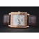 Piaget Emperador Limited Edition White Dial Engraved Rose Gold Case Brown Leather Bracelet 1454140