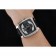 Tag Heuer Monaco Black-Green Perforated Leather Strap Black Dial 80308