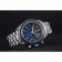 Omega Speedmaster Black Grey Stainless Steel Strap 622052
