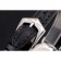 Patek Philippe Calatrava White Dial Double Ribbed Bezel Stainless Steel Case Black Leather Strap