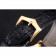 Patek Philippe Calatrava White Dial Diamond Markings Gold Case Black Leather Strap
