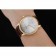Swiss Vacheron Constantin Patrimony White Dial Gold Diamond Case Brown Leather Bracelet 1454180