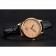 Patek Philippe Calatrava Gold Dial And Case Gold Case Black Leather Strap