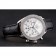Omega Speedmaster White Dial Stainless Steel Case Diamond Bezel Black Leather Strap