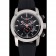 Round Burberry Sport Athlete Chronograph White Case Triple-eye Black Rubber Bracelet 622620