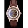 Omega Swiss DeVille Rose Gold Bezel Brown Leather Strap 7616