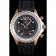 Breitling Navitimer Rosegold Bezel Rubber Strap Black Dial