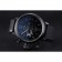 U-Boat Flightdeck Black Dial Black Steel Case Black Rubber Bracelet 622713