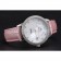 Omega DeVille Prestige Co-Axial Diamond Silver Case Mother-Of-Pearl Dial Pink Leather Strap