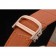 Cartier Tank Anglaise 30mm White Dial Diamonds Gold Case Orange Leather Bracelet