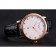 Patek Philippe Calatrava Date White Dial Rose Gold Case Black Leather Strap