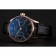 Swiss IWC Portuguese Black Dial Gold Case Black Leather Bracelet 1453918