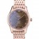 Omega Swiss DeVille Rose Gold Bezel Roman Numbers Brown Dial 7610