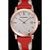 Burberry The City Classic Silver Dial Red Bracelet 622567