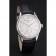 Swiss Rolex Cellini White Dial Stainless Steel Case Black Leather Strap