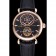 Vacheron Constantin Traditionnelle Tourbillon Black Dial Gold Case Black Leather Bracelet 1454060
