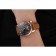 Patek Philippe Grand Complications Day Date Tourbillon Black Dial Rose Gold Case Brown Suede Leather Strap 1453814