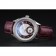 Omega DeVille Prestige Dark Red Dial Silver Diamond Case Dark Red Leather Bracelet 1454121